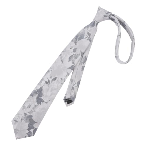 Image of Alizeal Mens 3.15'' Light Color Rustic Tie Handkerchief | with Flower Printed Handkerchief for Wedding Business Daily Wear