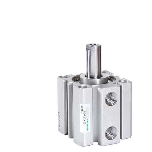 Vérin compact SDA 20mm alésage 40mm course taraudé sans aimant