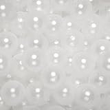 TRENDPLAY Plastic Balls for Ball Pits - Pack of 50 Hollow Balls- Safe and Exciting Playtime - Perfectly for Baby Pools, Birthday Party Decoration, Clear