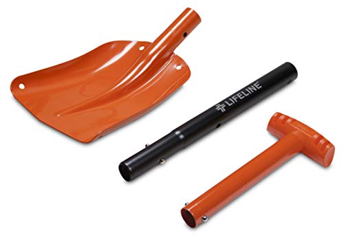 image for Lifeline 4017 Aluminum Sport Utility Shovel, 3 Piece Collapsible Desig