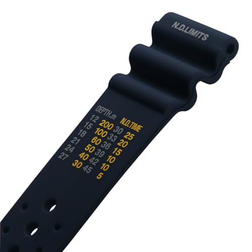 Correa de goma WatchGecko Abyss ProDive con hebilla de acero inoxidable 316L 2