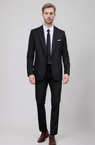 Men's Suits Regular Fit Formal Suits for Men Casual Tuxedo for Men Wedding Business Prom Mens 2 Piece Suit Set2