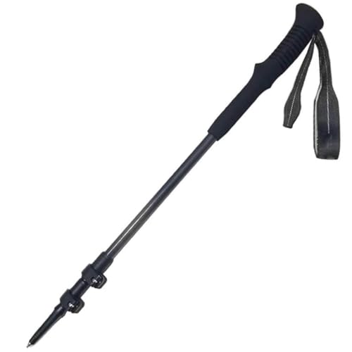 Ultralight Carbon Fiber Trekking Poles, Retractable Adjustable Walking Sticks, Anti-Slip, Shockproof, with EVA Handles, Mountain Climbing Gear