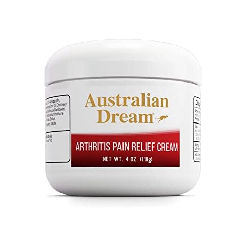 Australian Dream Arthritis Pain Relief Cream - Soothing, Non-Greasy Pain Relief Cream - Powerful Topical Arthritis Pain Relief Good for Muscle Aches or Joint Pain - 4 oz Jar Cover