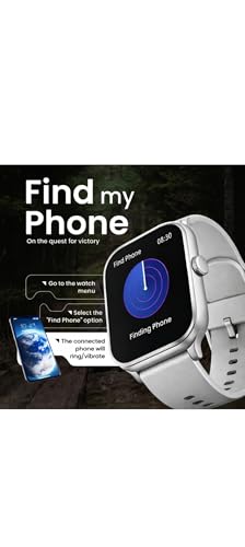 Generic Smartwatch Silver Silicone Strap - Image 4