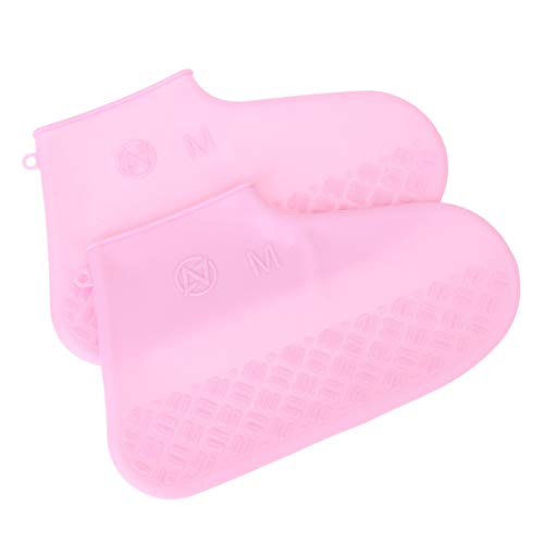Garneck Cubierta de Zapatos de Silicona Cubierta de Zapatos Reutilizables Impermeables Botas Protectores Protector Antideslizante para Ciclismo...