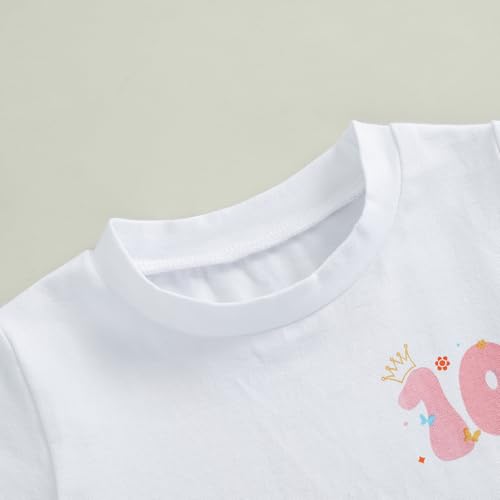 in My Double Digits Era Birthday Girl Shirt 10th Birthday Girls T-Shirt 10 Year Old Ten B-Day Party Tee Tops4