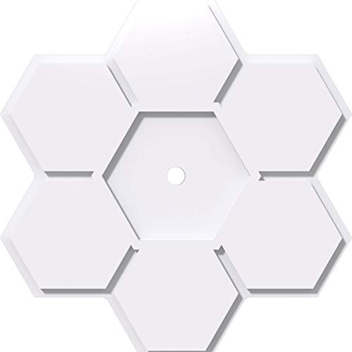 Ekena Millwork CMP40DY-02000 Daisy Architectural Grade PVC Contemporary Urethane Ceiling Medallions 40"OD x 2"ID x 14"C x 1"P