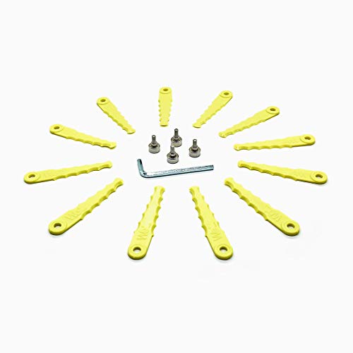 WETOOLPLUS GTK0001 Compatible with RYOBI One+ Trimmers 1 Pack Weed Eater Bladed Head with 6 pcs Heavy Duty Replacement Blades 3 Pack Ryobi Weed Wacker String AC80RL3A .080 Spool Line - Thumbnail 7