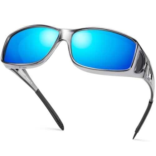 Peekaco Polarized Sunglasses Fit Over Glasses for Men...