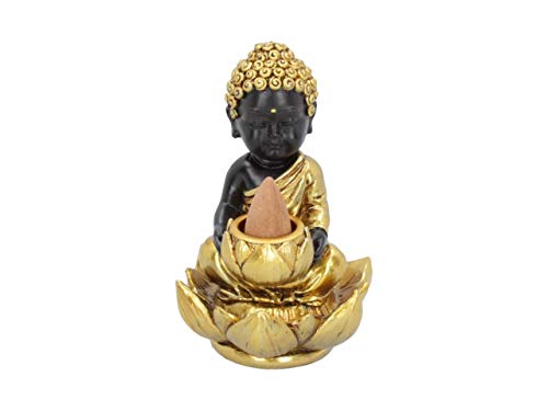 Nemesis Now Baby Buddha - Quemador de Incienso (10,3 cm), Color Dorado