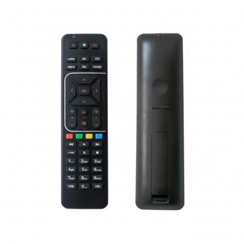 Image of Airtel DTH Remote Original Compatible (Come with 2 AAA Batteries), Black