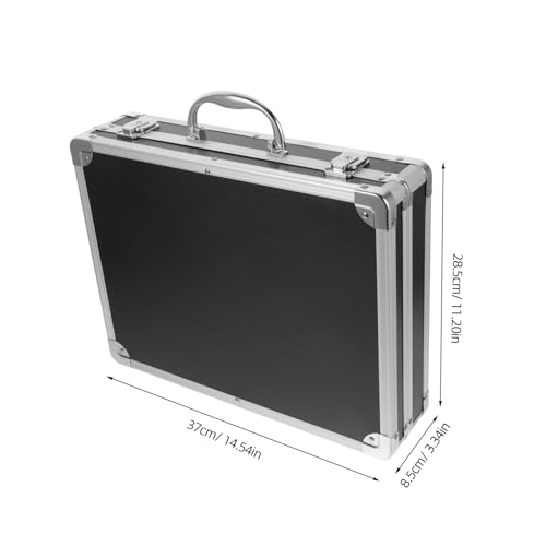 Uonlytech Aluminum Alloy Tool Case Briefcase for Professionals Spacious Storage for Tools Shockproof Design Portable Organizer for Home and Work Use2