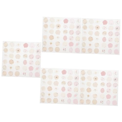 Gadpiparty 5 Series Adhesivo De Sellado De Cera De Laca En Depilación Carta Etiquetas Oro Decoración Sobre Pegatinas De Sellado Sello De Laca De Tarjetas 36 Piezas X 5