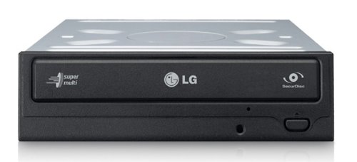 LG GH22NS SecureDisk SATA DVD-Brenner (22x8x16 DVD+RW, 20x6x DVD-RW, 12x DVD+R/-R DL, 12x DVDRAM, 48x32x48x CDRW) Retail schwarz