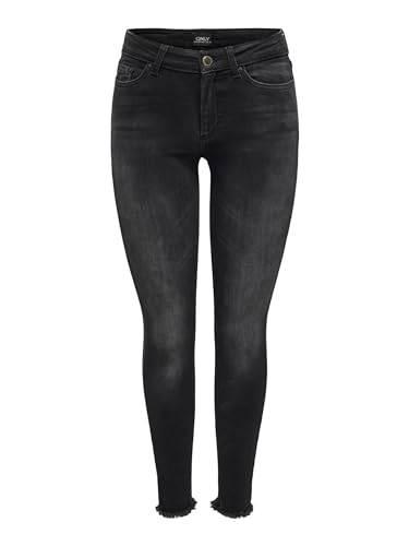 ONLY NOS Damen Skinny Skinny Jeans onlBLUSH MID ANK RAW JEANS REA1099...