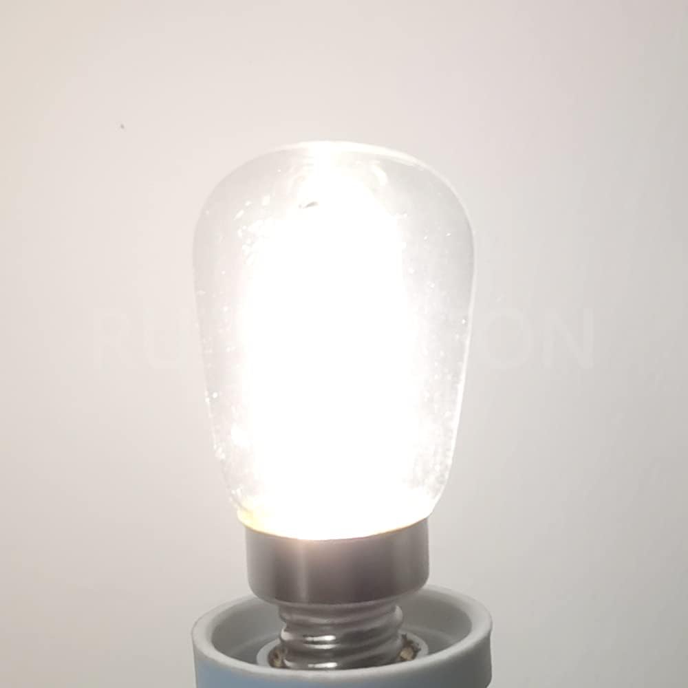 Ruiandsion E12 LED Bulbs AC 110V Filament LED Candle Bulbs White Replacement for Chandelier Ceiling Fan Lights (Pack of 10)