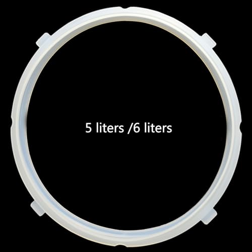 Anillos de sellado de silicona para ollas a presión, repuesto para ollas eléctricas de 5 L y 6 L, compatible con diversos modelos miniatura 5