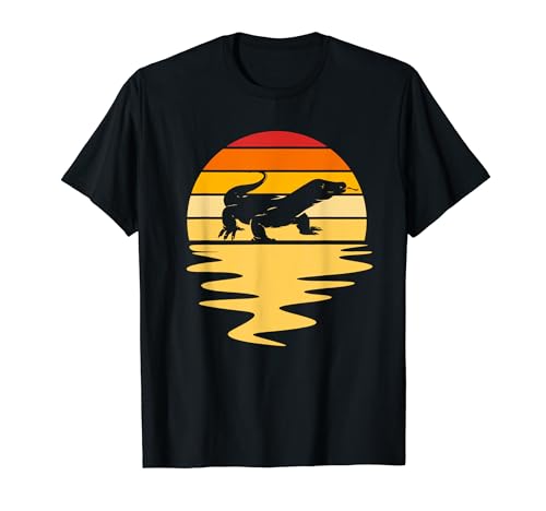 Dragón de Komodo Retro Camiseta