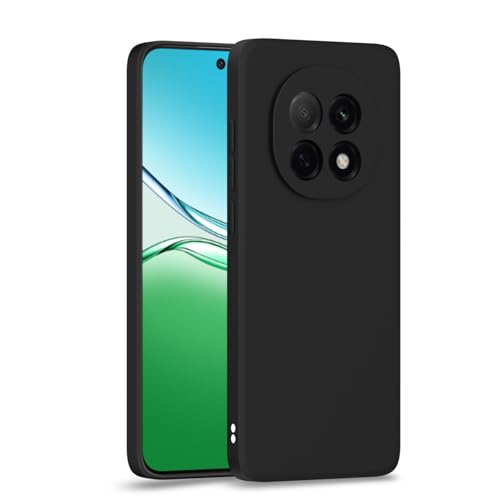 Image of Outlouders Back Cover for Oppo F29 Pro 5G | Camera Protection | Durable Soft Matte Silicone Bumper Case (Black)
