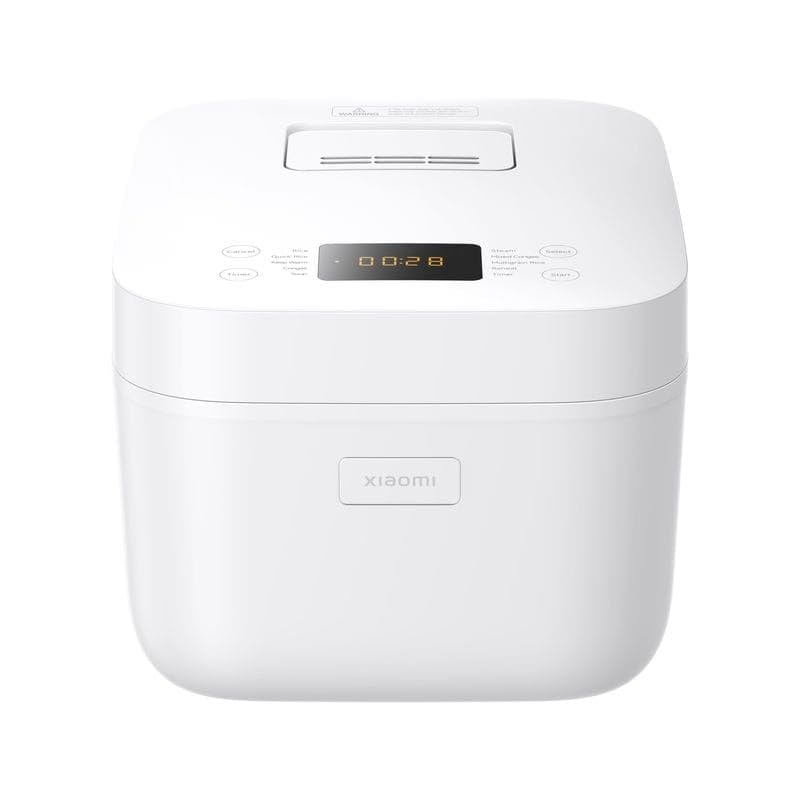 Xiaomi Cuiseur à riz multifonction haute puissance, capacité de 4 litres, 10 programmes intégrés, blanc