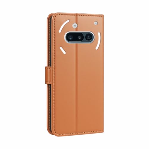 Image of AIBEX Shock Proof Flip Compatible for Nothing Phone (3a) 5G Flip Cover Leather Finish | Inside TPU with Card Pockets | Wallet Stand | Complete Protection Flip Case