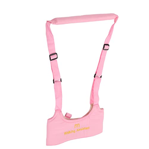Baby Walker Sling, Prevent Getting Lost Baby Walking Harness Absorbent for Kids (Pink)