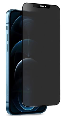 Image of DPJ Tempered Glass for iPhone 12 Pro Max (6.7 Inch) With Installation Kit | Military-Grade Screen Protector | Edge to Edge Coverage |9H Hardness |Bubble-Free | Case Friendly | Pack of 1 [Privacy]
