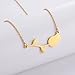 BRIGHTWINST Stainless Steel Necklaces Rose Valentines Pendant Collar Chain Fashion Necklace For Women Jewelry Wedding Party Wife Gift PTPNU02805