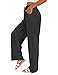 Tanst Sky Baggy Sweatpants for Women Loose Wide Leg Pants Vintage Acid Washed Y2K Clothes Fall Fashion Elastic Hight Waist Drawstring Barrel Trousers with Pockets Black M