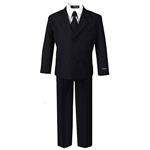 Gino Giovanni Boys Suit - Black Cover