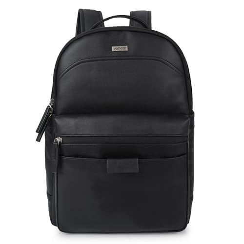 Veneer Classy 35 Litre Vegan Leather Unique Design Shoulder Office College Business Daytrip Backpack For Unisex