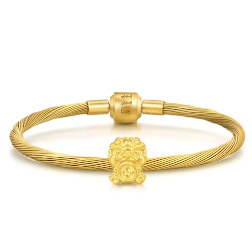 CHOW SANG SANG Charme 999 24K Gold Auspicious Pixiu Charm Bracelet for Women 17cm 95504C