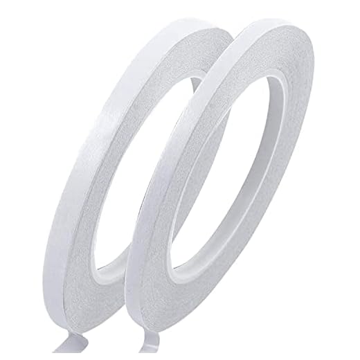 YISUMEI 2 Rollen Doppelseitiges Klebeband Set Starke Klebeband Selbstklebeband für Büro DIY Handwerk, Jede Rolle 25 Meter lang, Breite 6/9mm