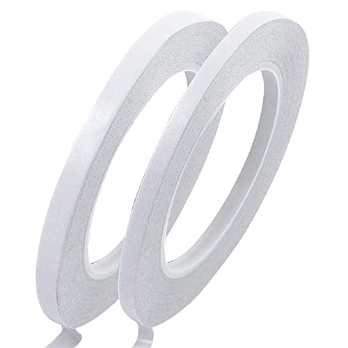 YISUMEI 2 Rollen Doppelseitiges Klebeband Set Starke Klebeband Selbstklebeband für Büro DIY Handwerk Jede Rolle 25 Meter lang Breite 6/9mm