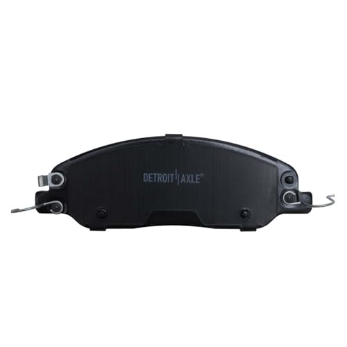 Image of Detroit Axle - Front Brake Pads for 2011-2014 Ford Mustang 2012 2013 Ceramic Brake Pads w /Hardware Replacement