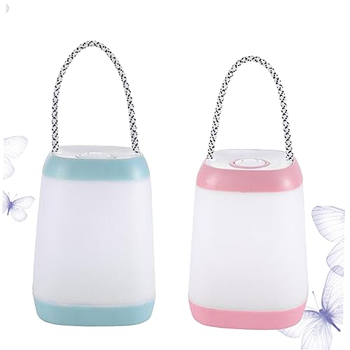 DOITOOL 2pcs Lámpara de Mesa de Noche LED Portátil miniatura 2