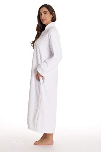 Image of Just Love Plush Zipper Lounger Solid Robe