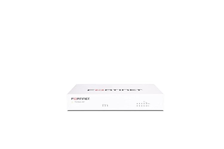 FortiGate-40F Firewall Appliance - 5 Gigabit Ethernet RJ45 Ports, Ideal for Small Businesses (Appliance Only, No Subscription) (FG-40F)