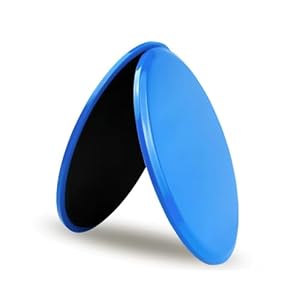2-Pack Exercise Sliders & Fitness Discs – Dual-Sided Exercise Gliding Discs for Core Workouts & Pilates. Use on Carpet or Hardwood Floors. Light, Portable, Perfect for Abdominal, Core Training for Women and Men.
