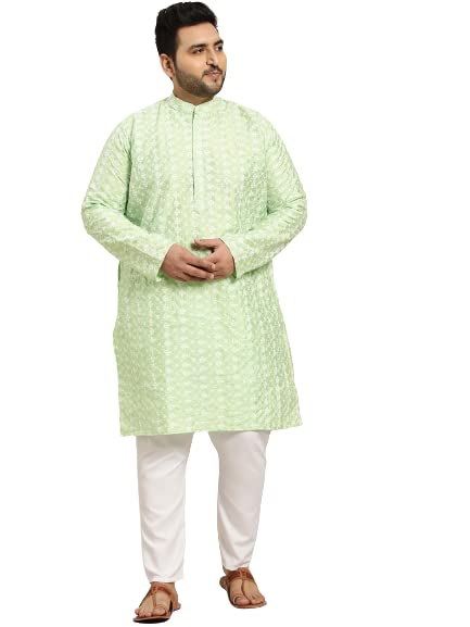 Image of SOJANYA (Since 1958, Men's Silk Blend Grey Kurta Pyjama & Silk Blend Jacket Combo