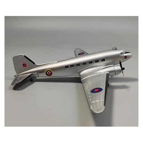 Modelo Douglas C-47 de aleación premium réplica militar a escala 1/144 5