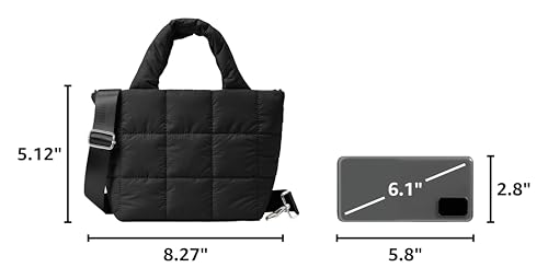 Bolso bandolera acolchado pequeño para mujer miniatura 3