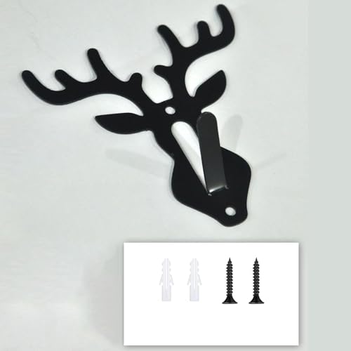 Support mural multi-usage en acier pour trophée de chasse et crâne de cerf - Lot de 6 - 8
