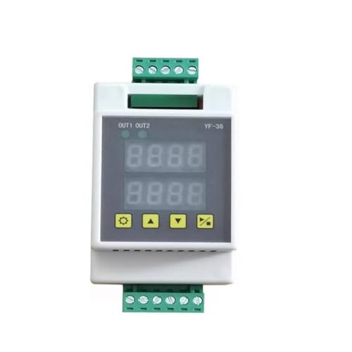 Módulo de relé de tiempo multifuncional de doble circuito con retardo de ciclo para DC7-27V