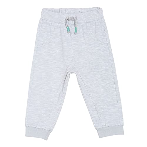 Image of miniklub Boys Orange & Grey Printed T-Shirt With Trousers