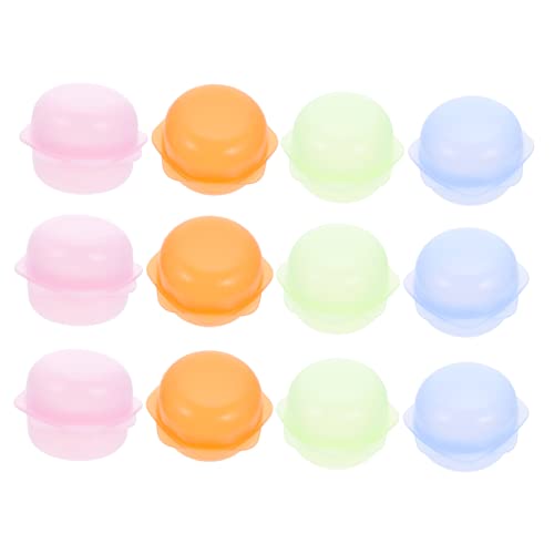 Abaodam 12Pcs Refillable Interactive Silicone Water Fight for Outdoor Fun Birthday Festival present Random Color