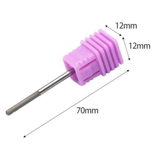 Punta de acero tungsteno para taladro de manicura miniatura 7