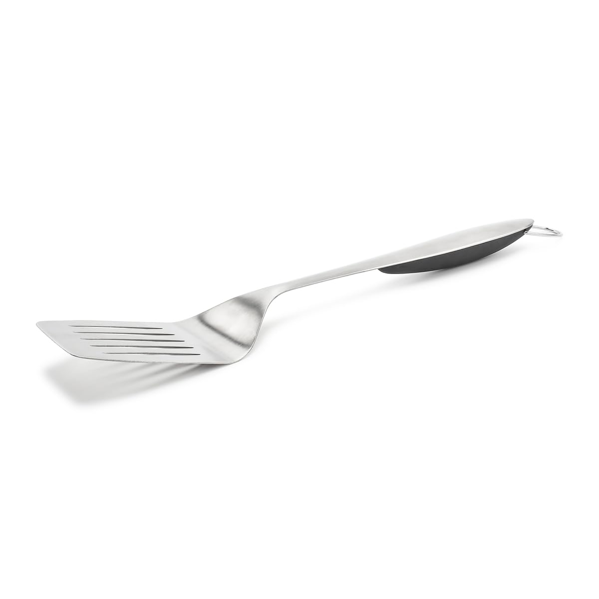 Norfolk Grills BBQ Spatula - Silver - 430 Stainless Steel - Thermo Plastic Rubber Handle