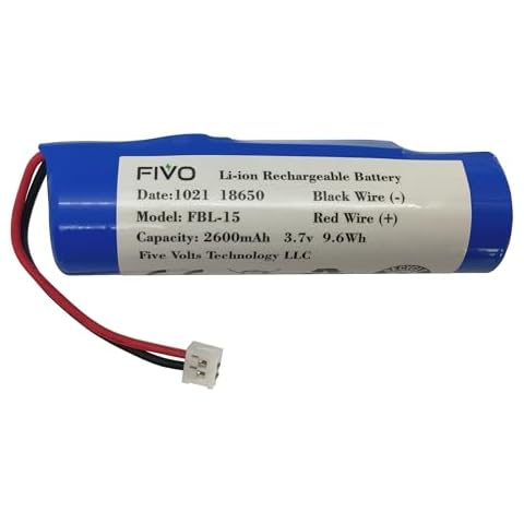 FIVO Replacement Battery for Wahl Clipper 5 Star Magic Clip Cordless, Senior Cordless, Sterling 4, Lithium Ion Cordless, Designer, Beretto, Super Taper Cordless, 93837-001, 3.7V 2600mAh Cover